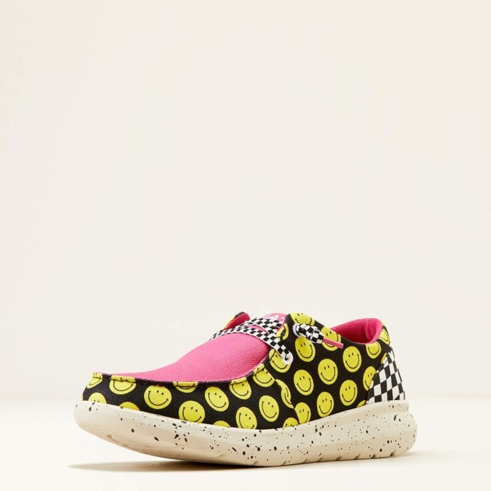 ARIAT Womens Sneakers Shoes Hilo All Smiles Hot Pink Slip On 10050924 - Size 9B